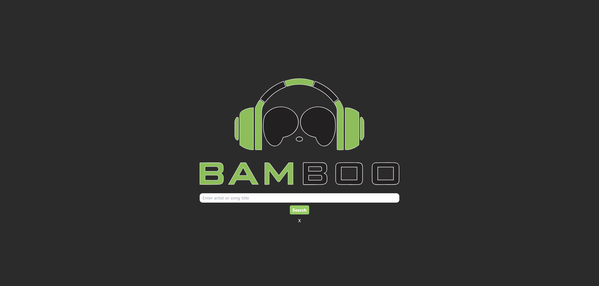 Bamboo Lyric Search Engine